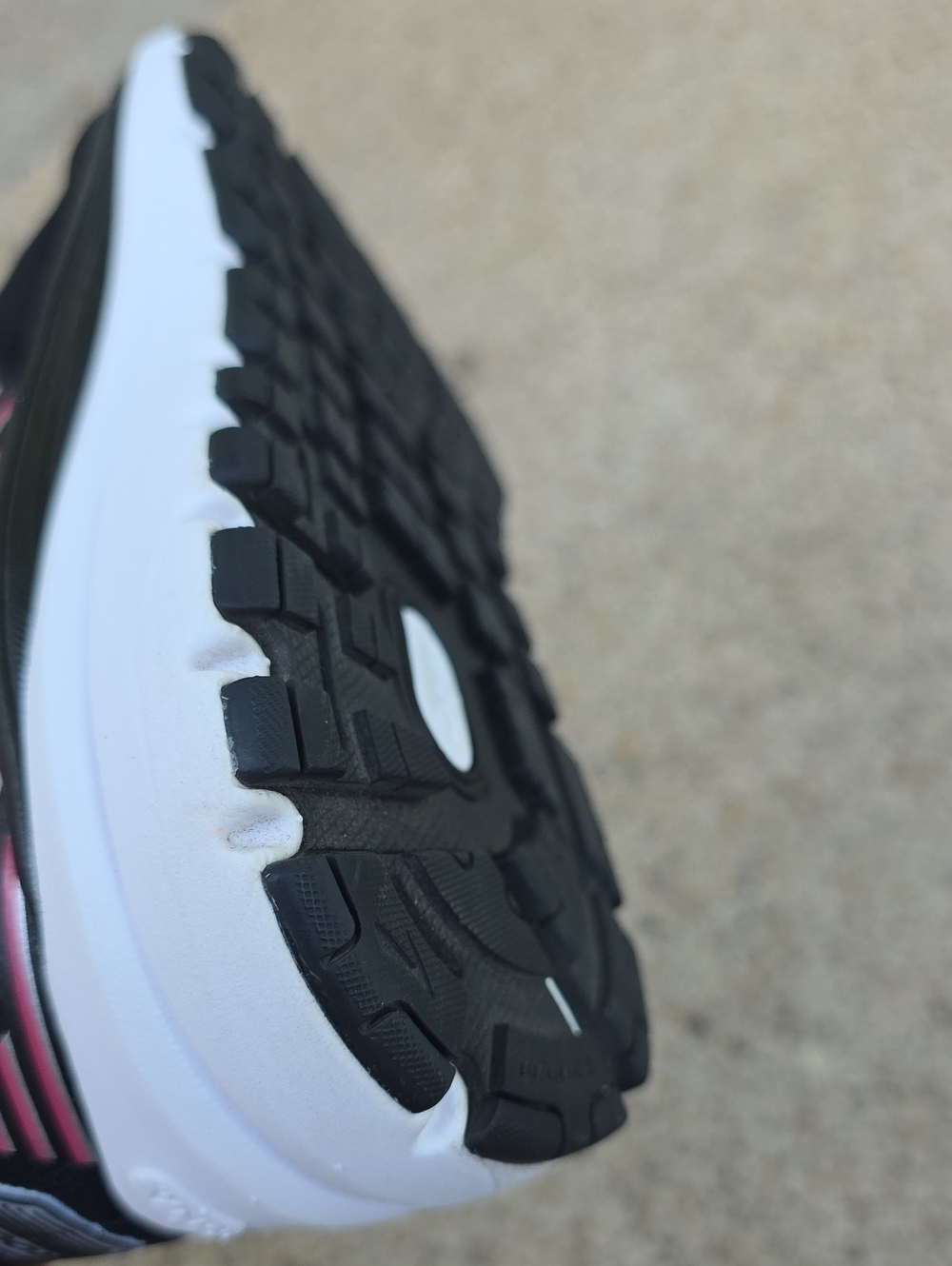 Brooks Addiction 14 Black Hot Pink Running Walking Shoes Sneakers Size 9.5 - Picture 10 of 14